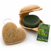 Handmade Neem Tulasi Soap with Free Natural loofah | 100g Each