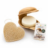 Handmade Milk cream Soap with Free Natural loofah | 100g Each